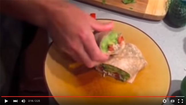Avocado Burrito Recipe on YouTube